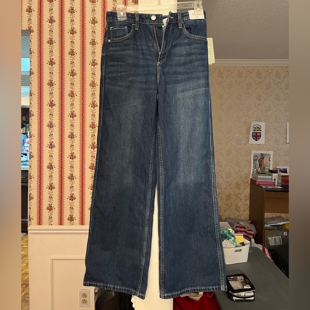 H&M Girls Wide Leg Jeans